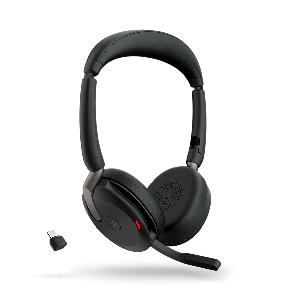 Jabra Evolve2 65 Flex, MS Teams, Link 380c - Over-Ear Headset